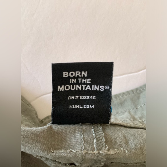 Kuhl Legendary Pants Women’s Size 10R Green Roll Up Cargo Pockets Hiking - Picture 5 of 11